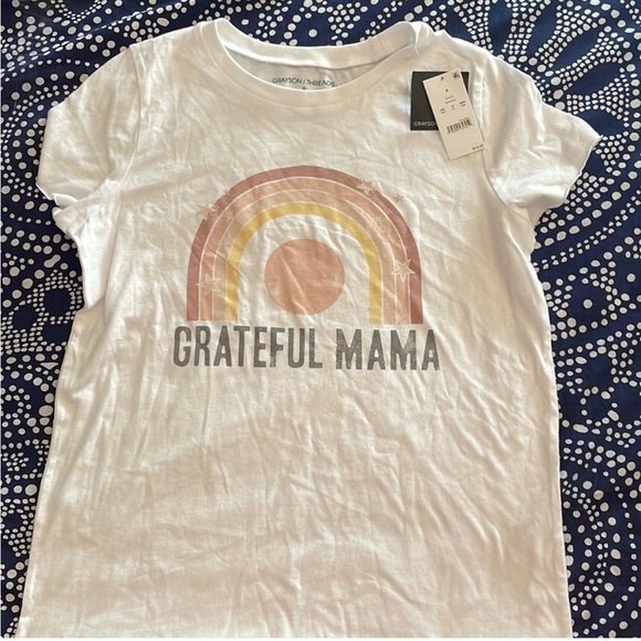 Grayson Threads Women's "Grateful Mama" Short Sleeve T-Shirt - Picture 2 of 2